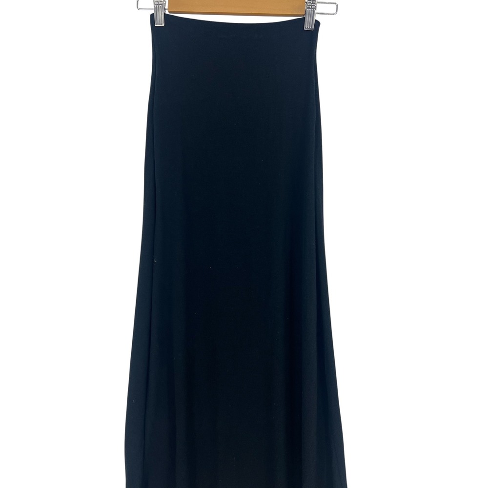 LESET Lauren High Waist Maxi Skirt Black NWT Size XS - Picture 6 of 9